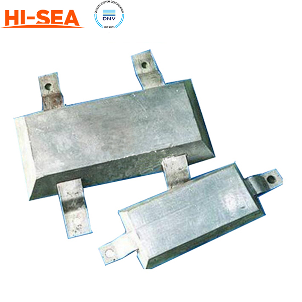 Zinc Alloy Sacrificial Anode For Ballast Tank